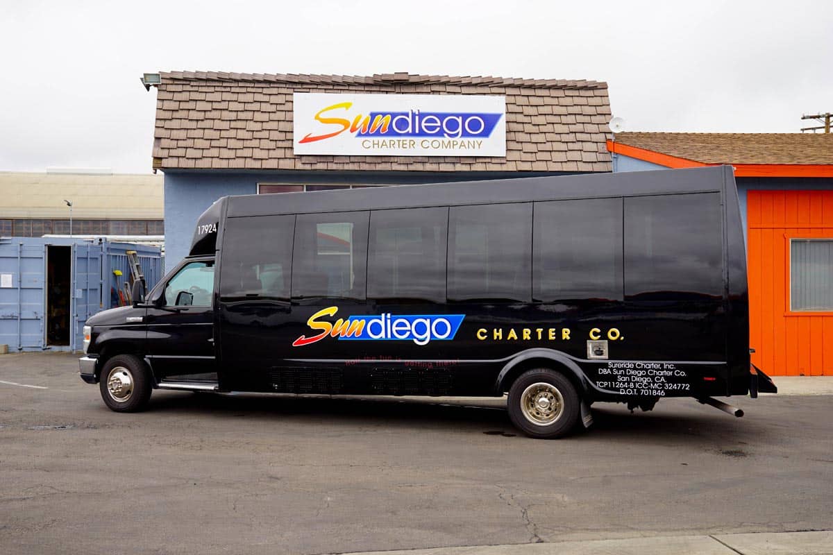 Charter Bus Fleet Luxury Coach Charter Sun Diego Sun Express